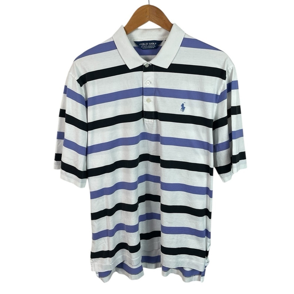 PO409 Men’s Polo Ralph Lauren Designer Golf Pima Cotton Polo Shirt L